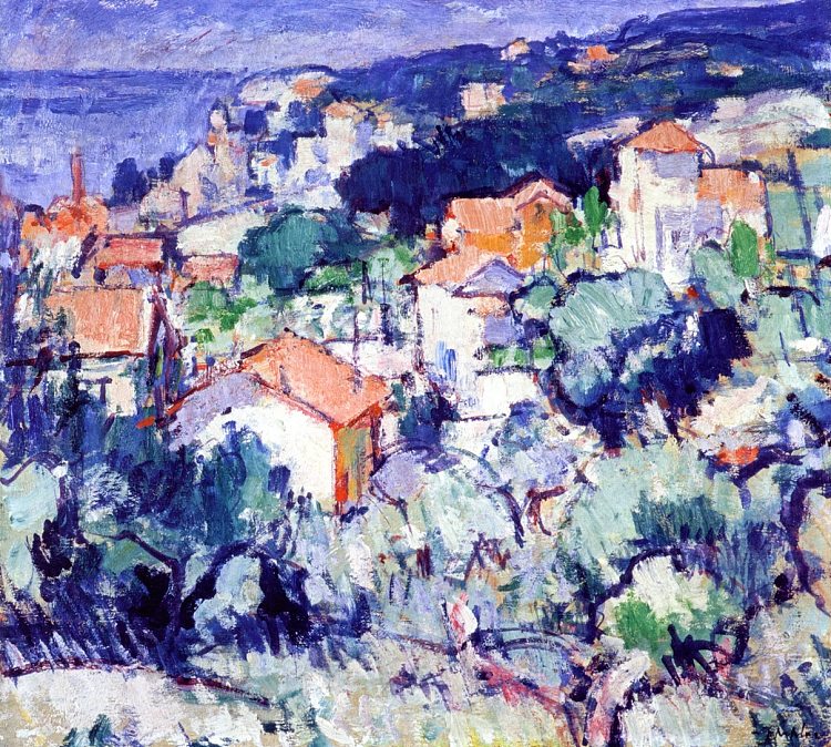 风景，法国南部 Landscape, South of France (1928)，塞缪尔·佩普卢