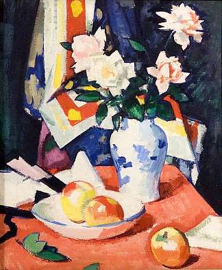 玫瑰和静物 Roses and Still Life，塞缪尔·佩普卢