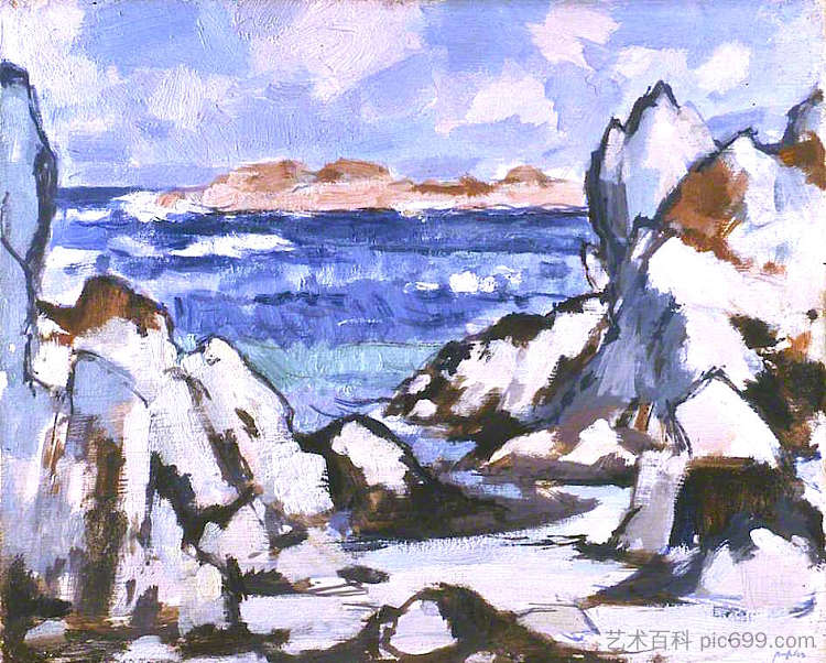 大教堂岩石 The Cathedral Rocks，塞缪尔·佩普卢