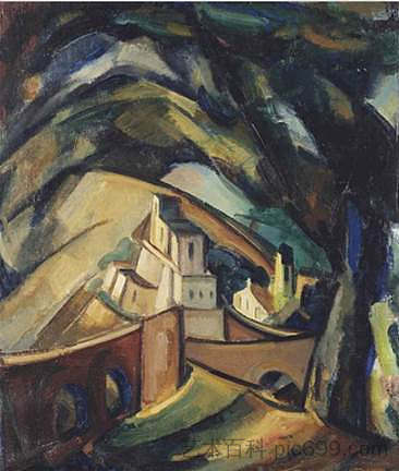 西班牙村 Spanish Village (1914)，莫米施瓦茨