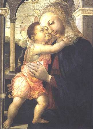 麦当娜和孩子 Madonna and Child (1467)，山德罗·波提切利