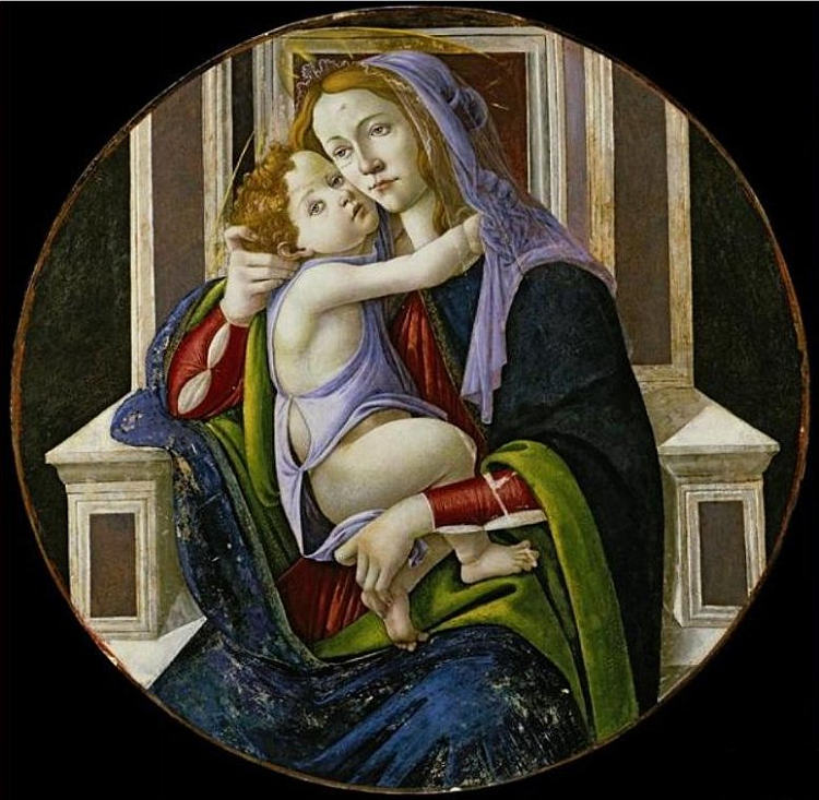 麦当娜和孩子 Madonna and Child (1500 - 1510)，山德罗·波提切利