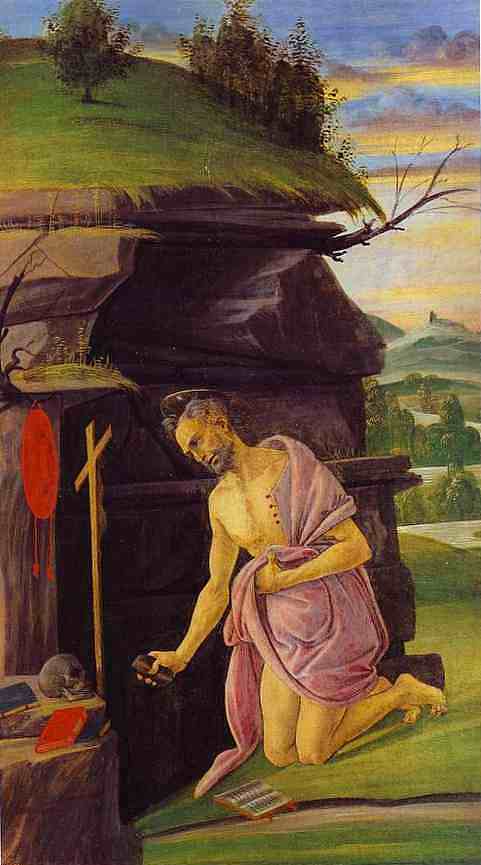 圣杰罗姆 St.Jerome (1498 - 1505)，山德罗·波提切利