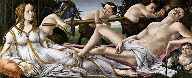 金星和火星 Venus and Mars (1483)，山德罗·波提切利