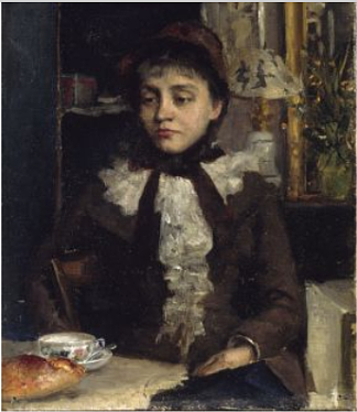 早餐 Le Petit Déjeuner (1881)，莎拉·普瑟