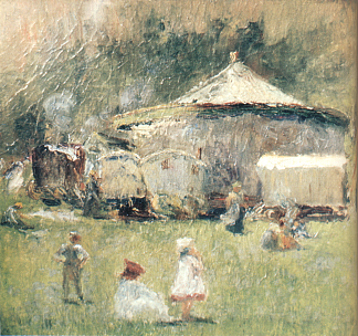 马戏团营地 The Circus Encampment (1901)，莎拉·普瑟