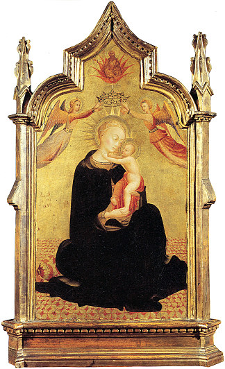 麦当娜和孩子与天使 Madonna and Child with Angels，萨塞塔（斯特凡诺·迪·乔瓦尼）