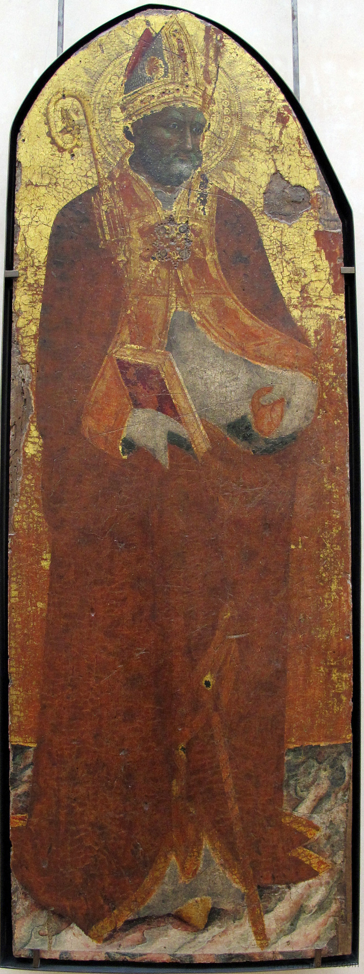 巴里的圣尼古拉斯 Saint Nicholas of Bari (c.1430 - c.1435)，萨塞塔（斯特凡诺·迪·乔瓦尼）