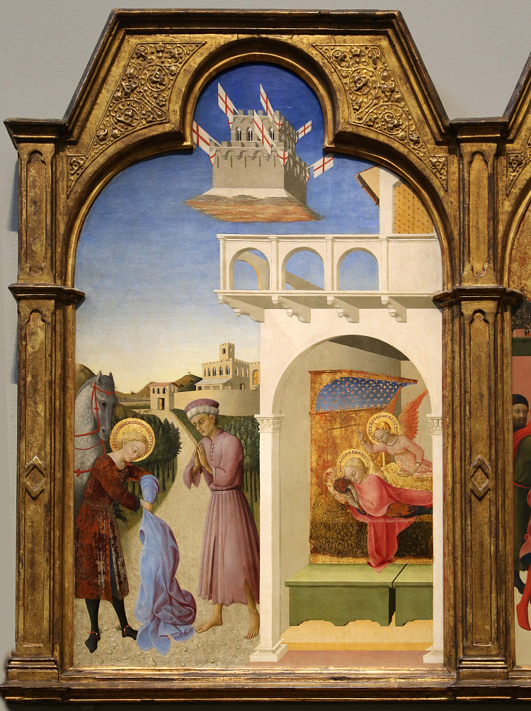 圣塞波尔克罗的息肉（细节） Polittico di Sansepolcro (detail) (c.1437 - c.1444)，萨塞塔（斯特凡诺·迪·乔瓦尼）