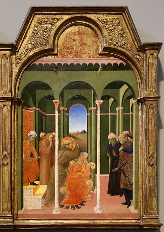 圣塞波尔克罗的息肉（细节） Polittico di Sansepolcro (detail) (c.1437 – c.1444)，萨塞塔（斯特凡诺·迪·乔瓦尼）