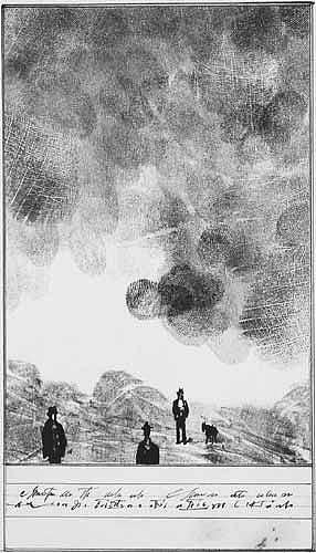 指纹格局 Fingerprint Landscape (1950)，索尔·斯坦伯格