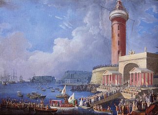 玛丽亚·卡罗来纳从西西里岛返回那不勒斯 The return of Maria Carolina from Sicily to Naples (1799)，萨维里奥德拉加塔