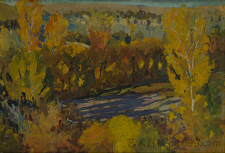 秋天。埃里温 Autumn. Yerevan (1923 - 1924; Yerevan,Armenia  )，赛拉德拉克