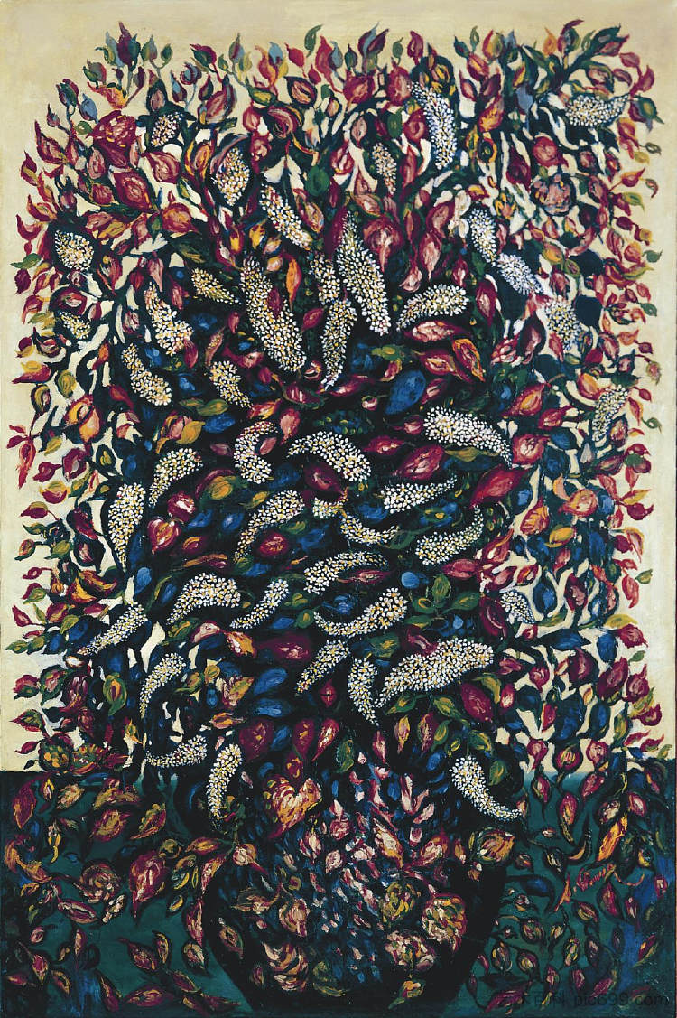 鲜花和水果 Fleurs et fruits (1920)，桑利斯的萨贺芬