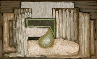 梨静物 n°1 Still Life with Pear N°1 (1926)，塞尔日·夏尔丘恩