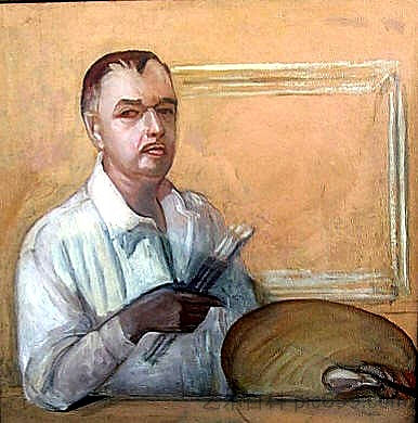 自画像 Self-portrait (1946)，谢尔盖苏迪金