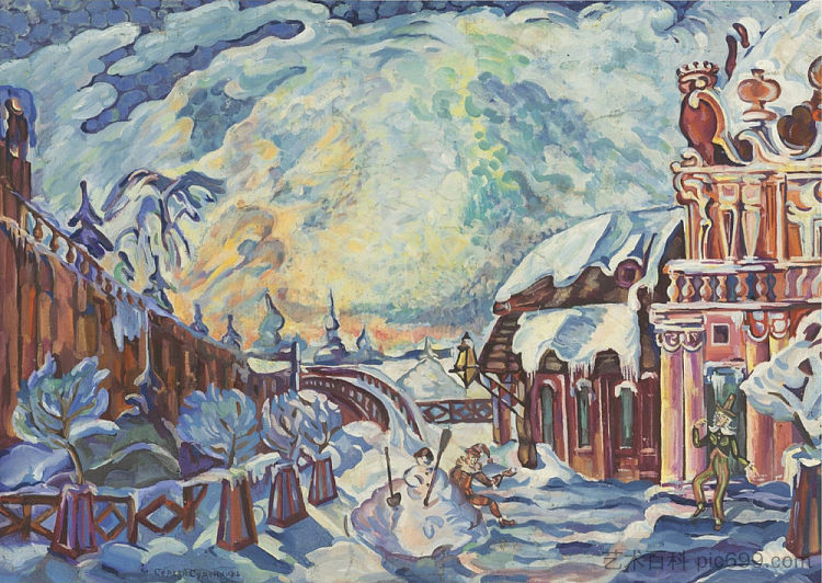 冬季幻想 Winter Fantasy (c.1925; France  )，谢尔盖苏迪金