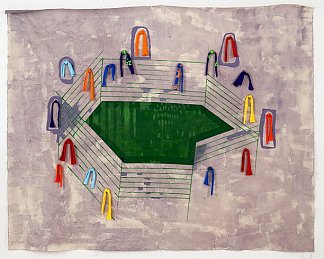 体育场（笔/网） The Stadium (Pen/web) (2014)，莎伦巴特勒