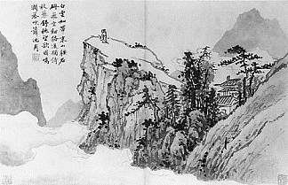 山顶上的诗人 Poet on a Mountaintop (1500)，沈周