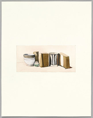 乔治·莫兰迪之后 After Giorgio Morandi (1985)，雪莉·勒文