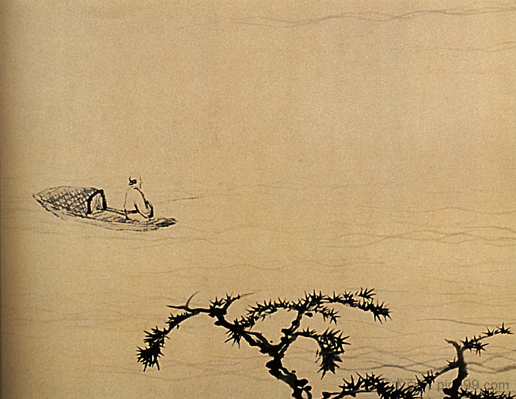 由里弗自行决定 At the discretion of River (1656 - 1707)，石涛