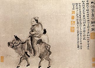 醉了一夜后回到家 Back home after a night of drunkenness (1656 – 1707)，石涛