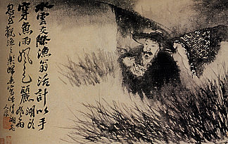 草丛中的老水 Old water in the grass (1699)，石涛