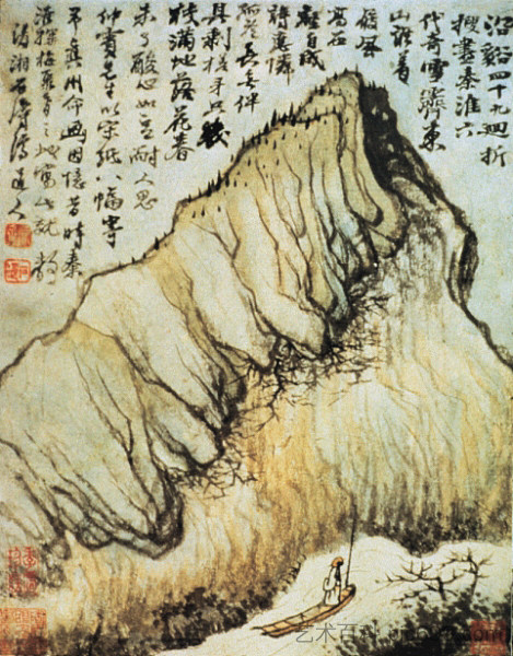 秦淮回忆录 Reminiscences of Qin-Huai,石涛