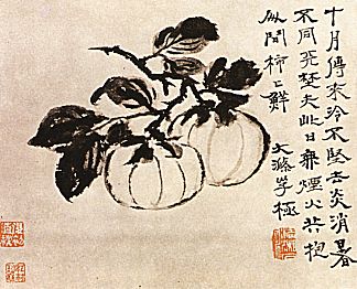 甜瓜 The Melons (1656 – 1707)，石涛