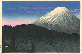 来自箱根的富士 Fuji from Hakone (1932)，高桥松亭