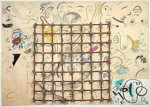 马铃薯图纸 Potato Drawing (1966 - 1970),西格玛尔·波尔克
