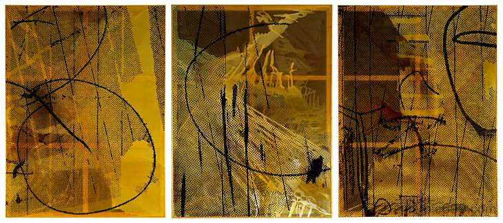 无题(三联画) Untitled (Triptych) (2002),西格玛尔·波尔克