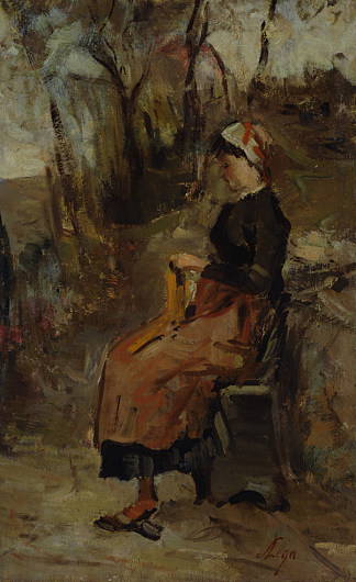 来自加布罗的女人 Woman from Gabbro (c.1885)，西尔维斯特联赛