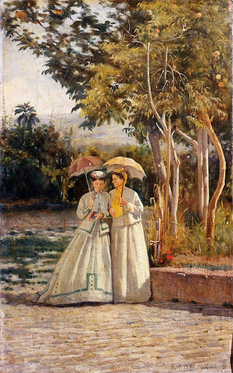 在花园里散步 The walk in the garden (1864 - 1868)，西尔维斯特联赛