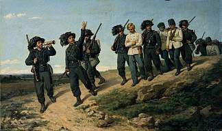 贝萨列里领导奥地利囚犯 Bersaglieri leading Austrian prisoners (1861)，西尔维斯特联赛