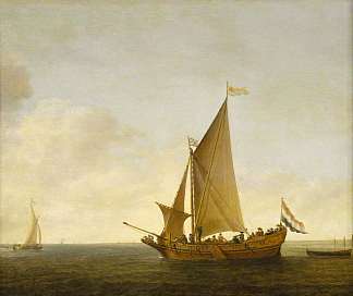 来自泽兰的荷兰游艇 A Dutch Yacht from Zeeland (1629)，西蒙·德·弗利格