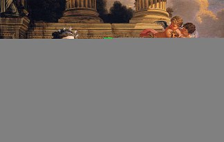 缪斯乌拉尼亚和卡利欧佩。 The Muses Urania and Calliope. (1634)，西蒙·沃埃