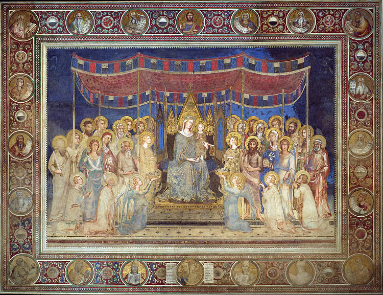 陛下 Maestà (1321)，西蒙·马丁尼