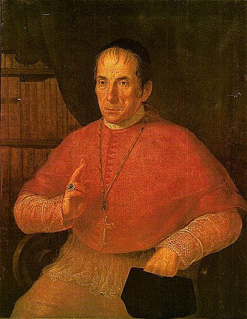 圣保罗第五任主教多姆·马诺埃尔·若阿金·贡萨尔维斯的肖像 Portrait of Dom Manoel Joaquim Gonçalvez, 5th Bishop of São Paulo (1828),辛普利西奥·罗德里格斯·德萨