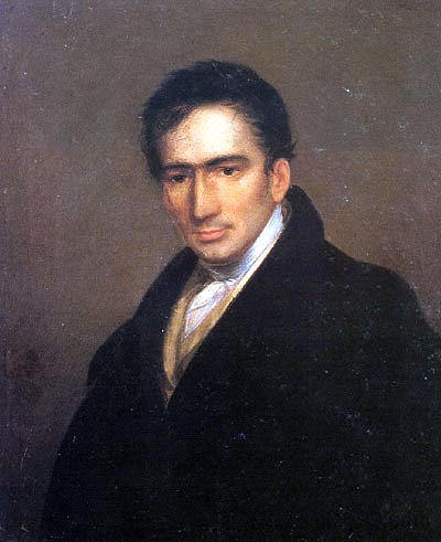 弗朗西斯科·戈麦斯·达席尔瓦的肖像，最著名的是“查拉萨” Portrait of Francisco Gomes da Silva, best know as "Chalaça" (c.1830)，辛普利西奥·罗德里格斯·德萨