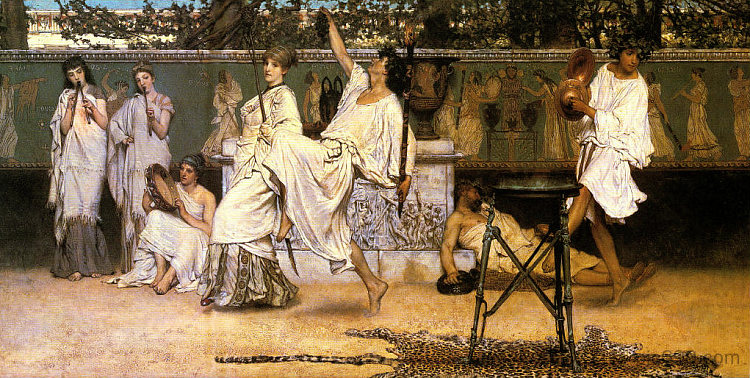 酒神 Bacchanale (1871),劳伦斯·阿尔玛·塔德玛