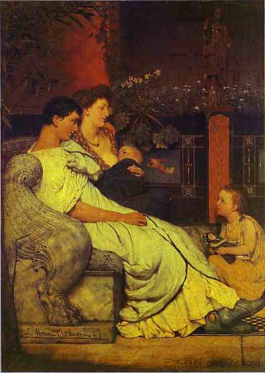 罗马家庭 Roman Family,劳伦斯·阿尔玛·塔德玛