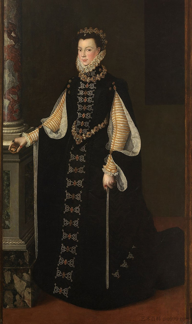 瓦卢瓦的伊丽莎白 Elisabeth of Valois (1561 - 1565)，索福尼斯巴·安圭索拉