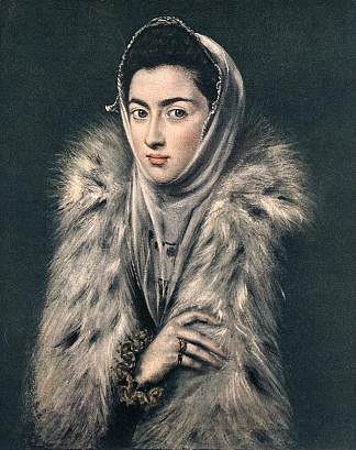 西班牙卡特琳娜·米凯拉的肖像 Portrait of Caterina Micaela of Spain (1578)，索福尼斯巴·安圭索拉