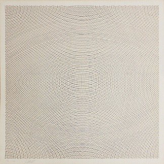 来自边或角的弧线，网格和圆圈 Arcs From Sides or Corners, Grids & Circles (1972)，索尔·勒维特