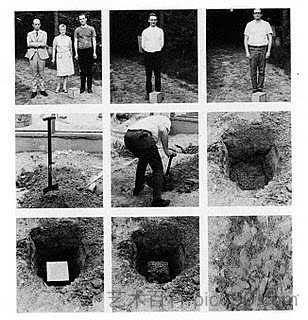 埋藏的立方体包含重要但价值不大的物体 Buried Cube Containing an Object of Importance but Little Value (1968),索尔·勒维特