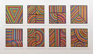 色带（沃兹沃思投资组合） Color Bands (Wadsworth Portfolio) (2000)，索尔·勒维特