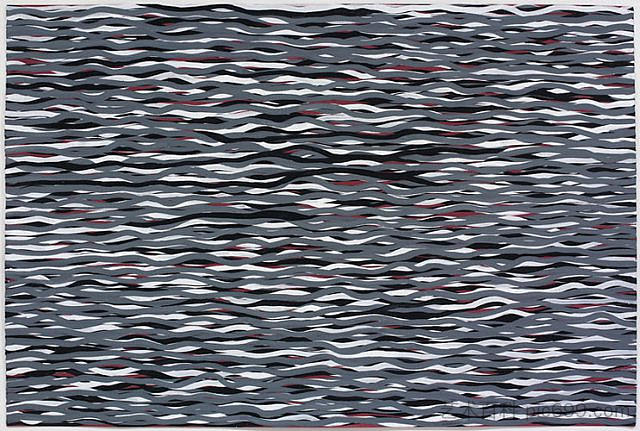 水平颜色线 Horizontal Lines of Color (2005)，索尔·勒维特