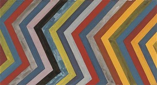 颜色叠加的不规则条带 Irregular Bands with Colors Superimposed (1991)，索尔·勒维特