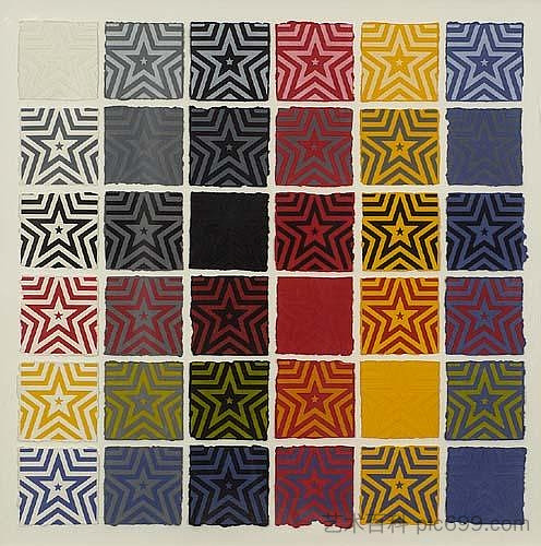 星 5 尖 Stars 5 Pointed (1996)，索尔·勒维特